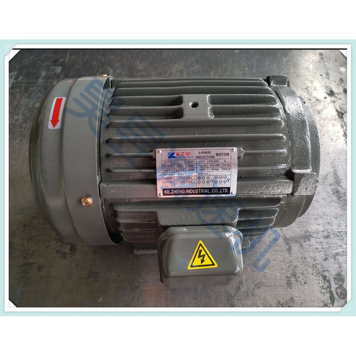 KEZHENG液压站油泵马达 KZY油压泵电机 3 PHASE INDUCTION MOTOR