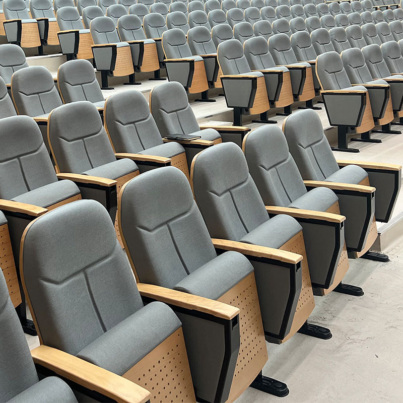 礼堂椅带桌板报告厅电影院剧院椅学校多媒体教室座椅会议室联排椅