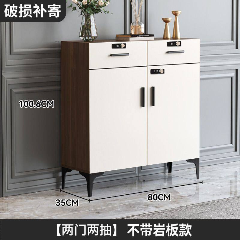 鞋柜新款带锁家用门口储物收纳柜电梯口楼道网红大容量鞋柜玄关柜