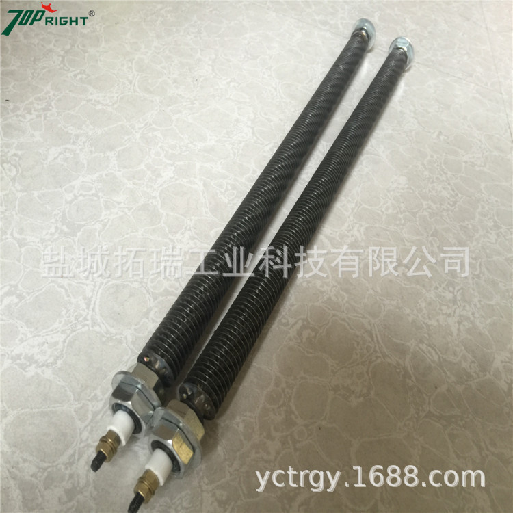 供应中央空调用翅片式电加热管 空调翅片发热管 空调翅片电热管