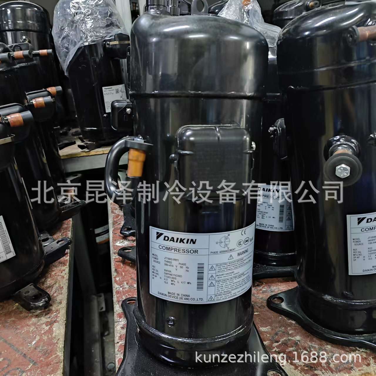 低温制冷涡旋式压缩机 JT125G-P8Y1 R410A制冷剂