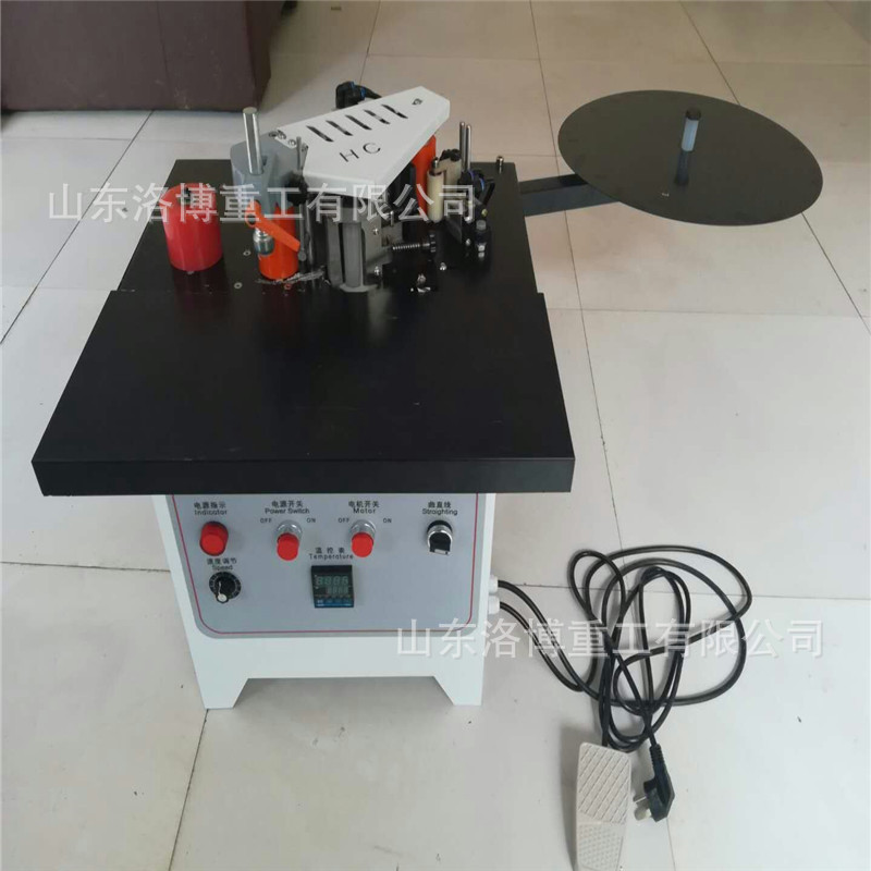 不规则边框贴边机 家具异型曲面封边带机器 PVC木皮断带粘边机械