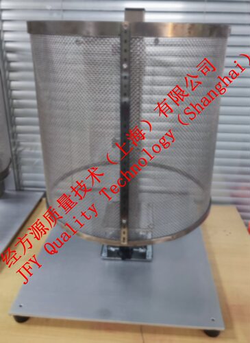 大号蜡烛烟灰测试桶笼-直径300mm（带底座支架不带玻璃盖板）Wir