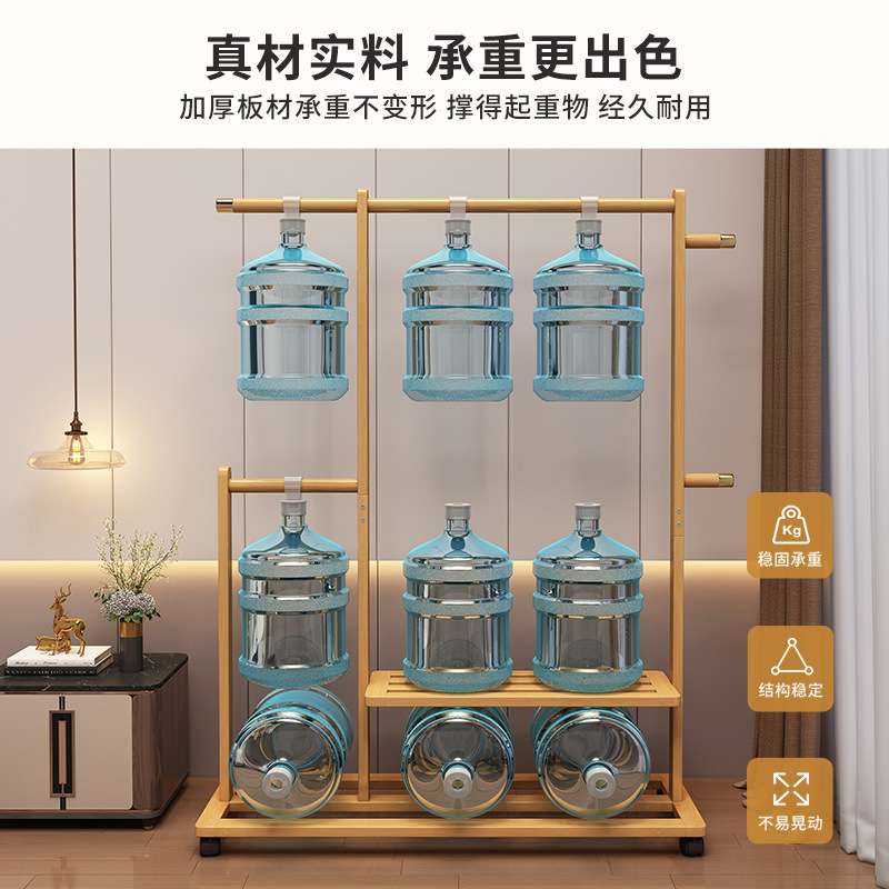 简易衣帽架家用卧室落地可移动挂衣架阳台收纳晾衣架多功能置物架