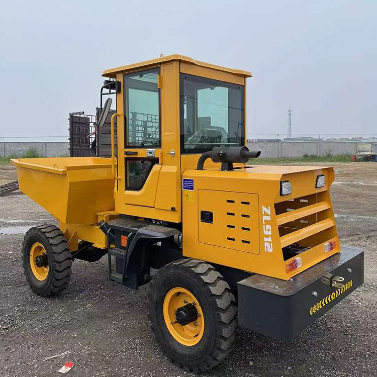 前卸式柴油翻斗车马力液压四驱翻斗车自动工矿翻斗车