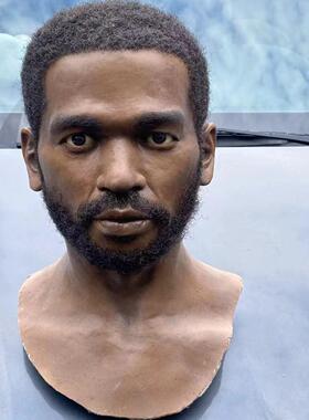 头像面具树脂仿真蜡像面具电影道具老年头套画皮伪娘变脸定制变装