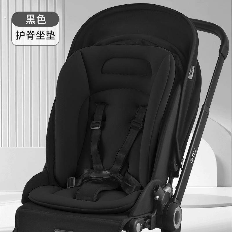 婴儿车垫子护脊遛娃神器坐垫全棉加厚宝宝餐座椅推车靠垫四季通用