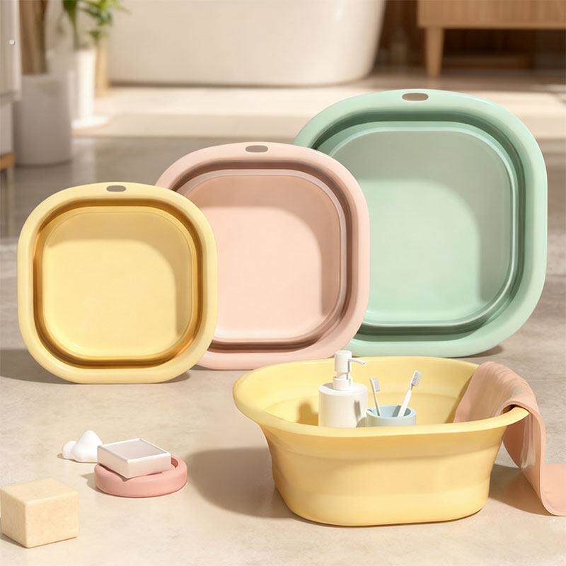 摺叠盆家用携式宿舍学生洗衣脸盆旅行大小号洗脸塑料盆便捷式旅行