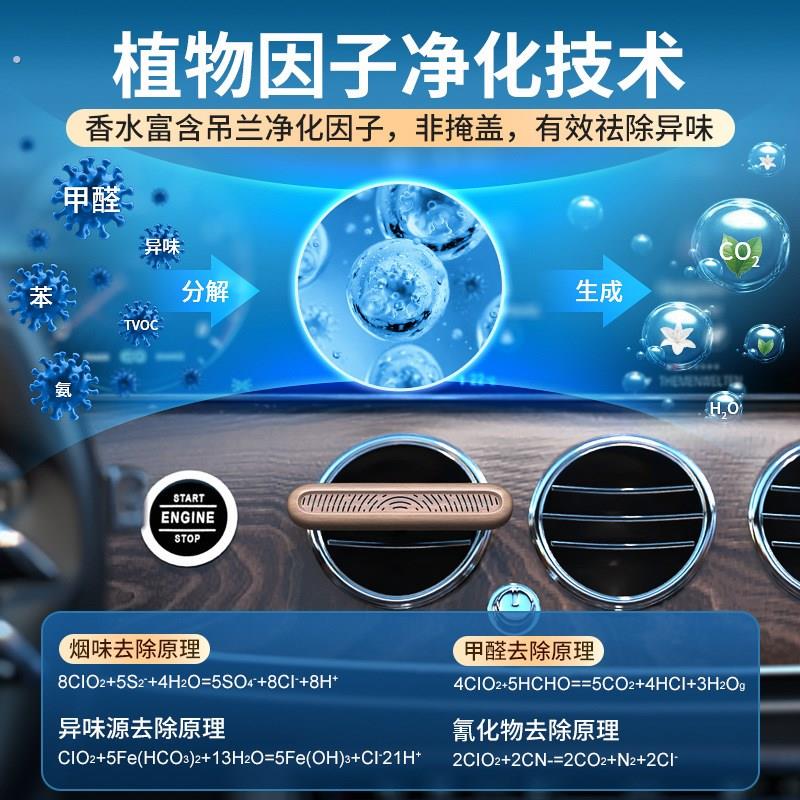 桃木车载香薰汽车空调出风口香氛车用饰品摆件高档车内持久淡香氛