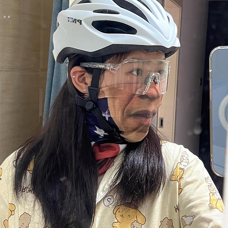 骑行面罩夏季防晒搞怪口罩面罩护颈一体式面罩公路车遮阳防晒面罩