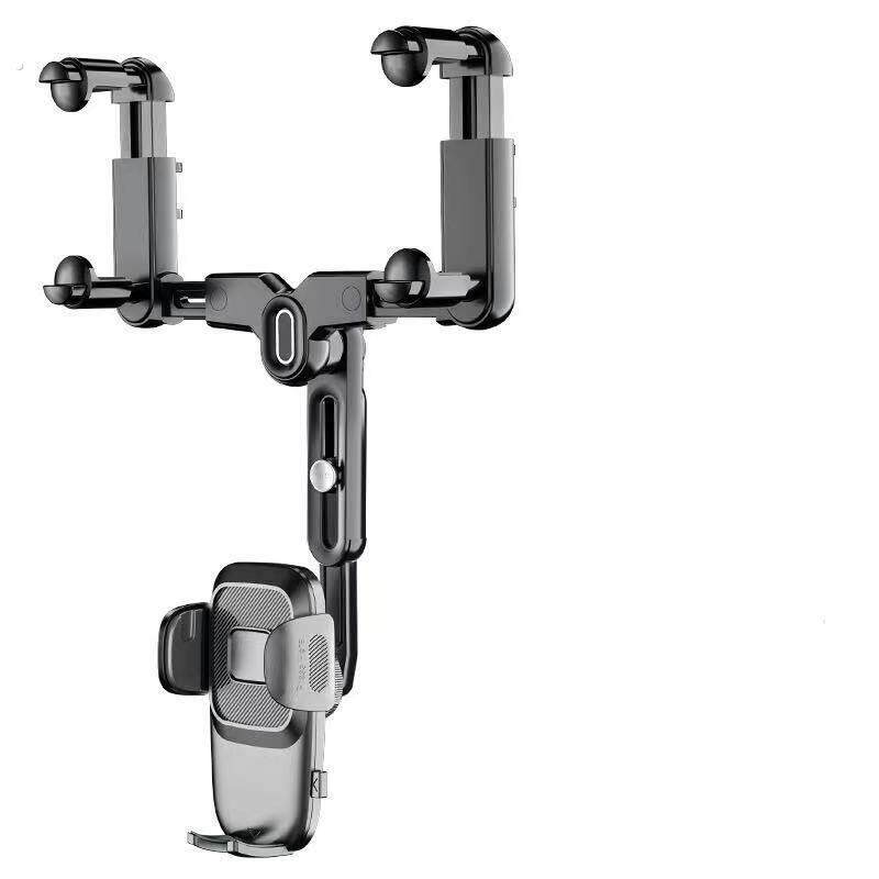第九代车载汽车后视镜倒后镜支架导航可伸缩多功能手机支架