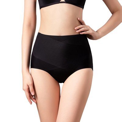 2022新款中腰女士收腹三角裤女桑蚕丝底裆抗菌提臀收胯无痕贴胶薄