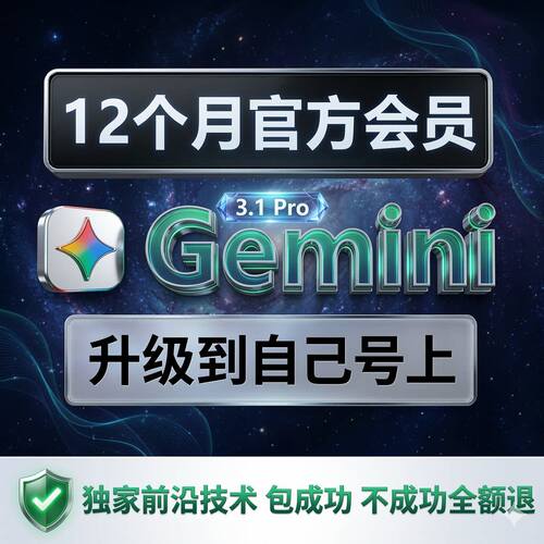 【Gemini3pro ！稳定不降智】Gemini pro 3/2.5 3.0 nano会员代充