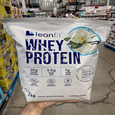 现货加拿大包邮LeanFit whey protein乳清蛋白粉2kg