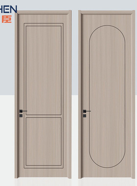 卧室门木门5公分加厚轻奢隔音静音套装门酒店门双开门工程门房门