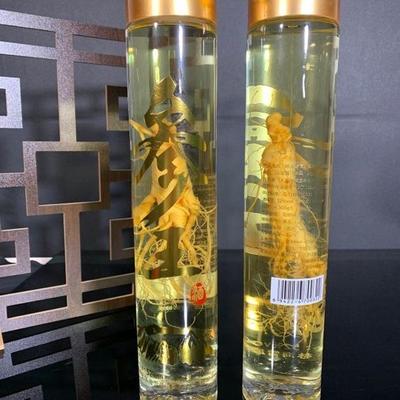 老牌子参王酒瓶装52度单瓶1000毫升高粱酒鲜人参泡制送礼送长辈酒