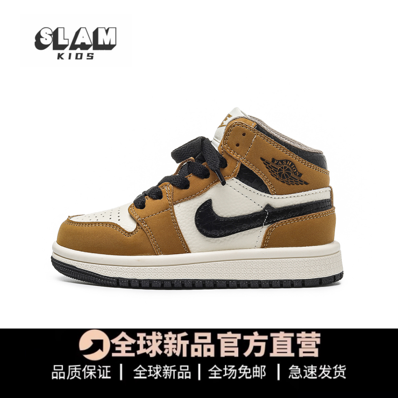 儿童真皮运动鞋篮球鞋