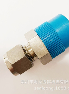 Swagelok不锈钢直通卡套接头 SS-400-1-6