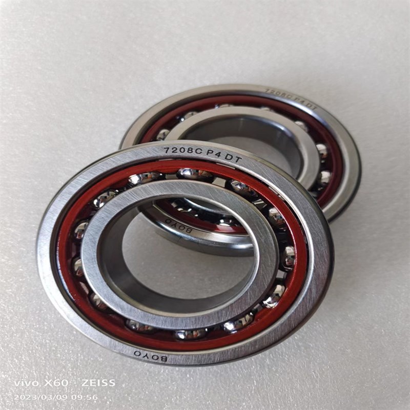 角接触球轴承7208CP4 DT高速主轴轴承 雕刻机轴承 丝杠轴承
