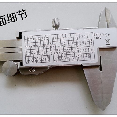 厂家金属壳数显卡尺工业级数字卡尺电子尺游标卡尺150/0.01高精度