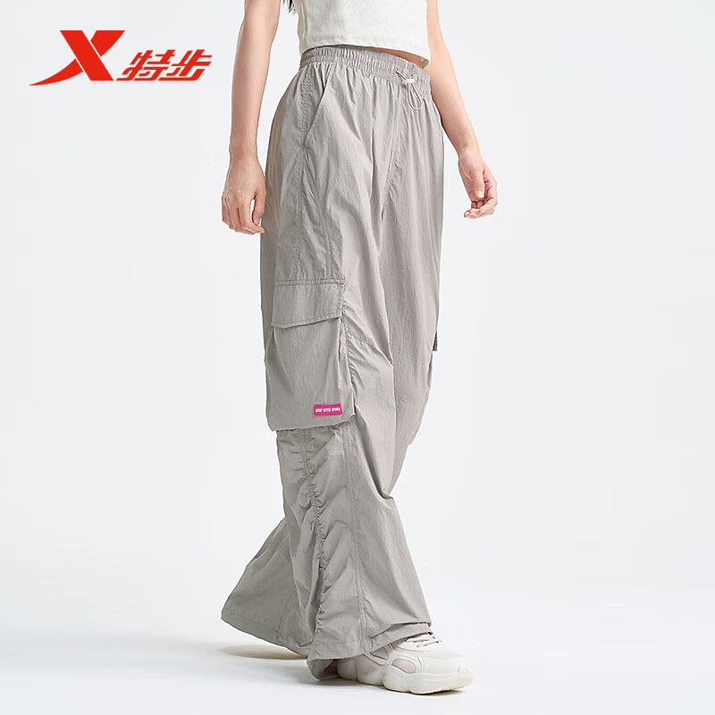 特步女裤运动裤工装裤2025夏季