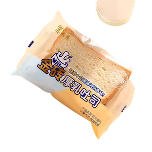 呆萌豆厚切吐司面包早餐代餐面包包邮韧性十足满满奶香味