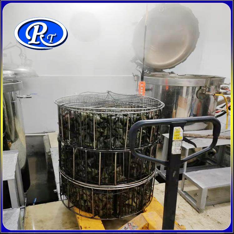 定制 糯米粽子蒸 煮锅 电蒸加热式粽子蒸煮锅立高压RTB-900粽子煮