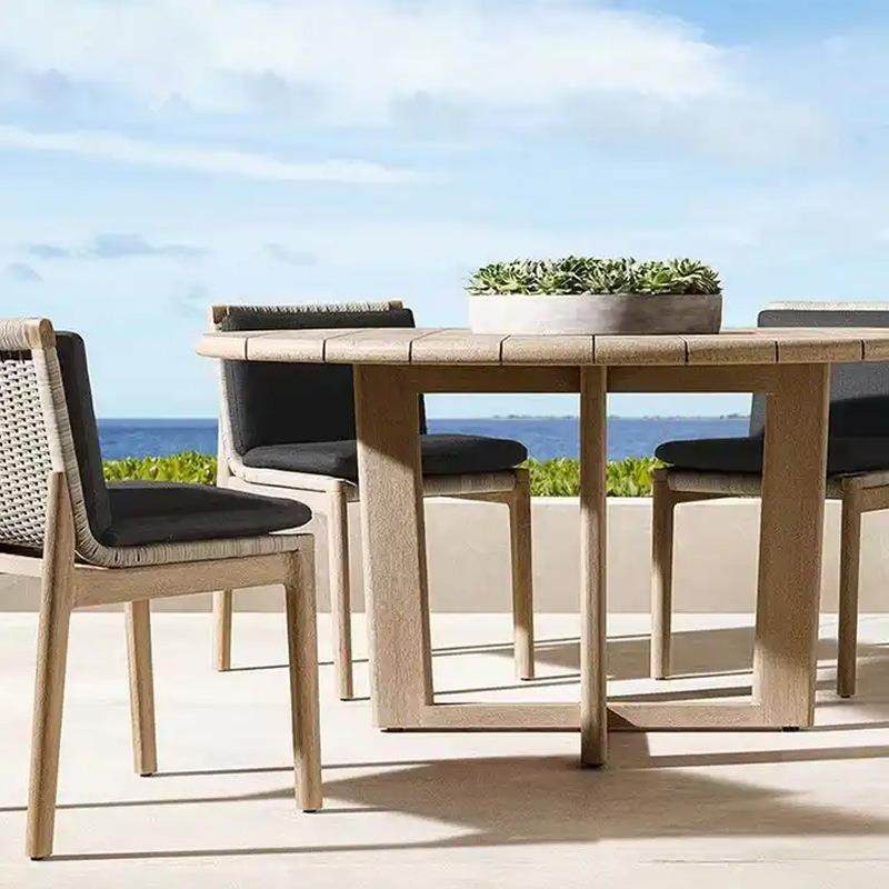 北欧庭WS-0015院户外防户藤桌椅民宿编酒店柚木桌椅组合防水晒外,商业/办公家具,商用藤编家具,淘宝优惠券,粉丝福利购,淘宝优惠卷