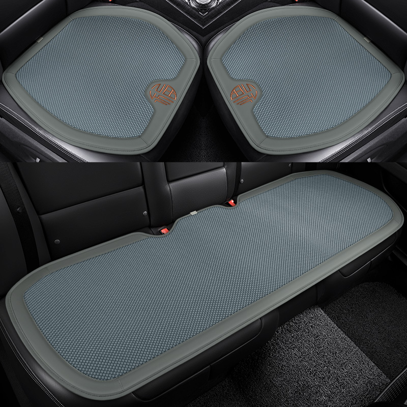 汽车坐垫单片夏季防滑透气无靠背三件套四季通用椅垫后排座垫座套