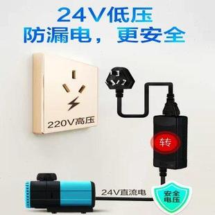 创宁鱼缸静音变频循环泵底吸鱼粪泵水陆两用鱼池大流量假山潜水泵