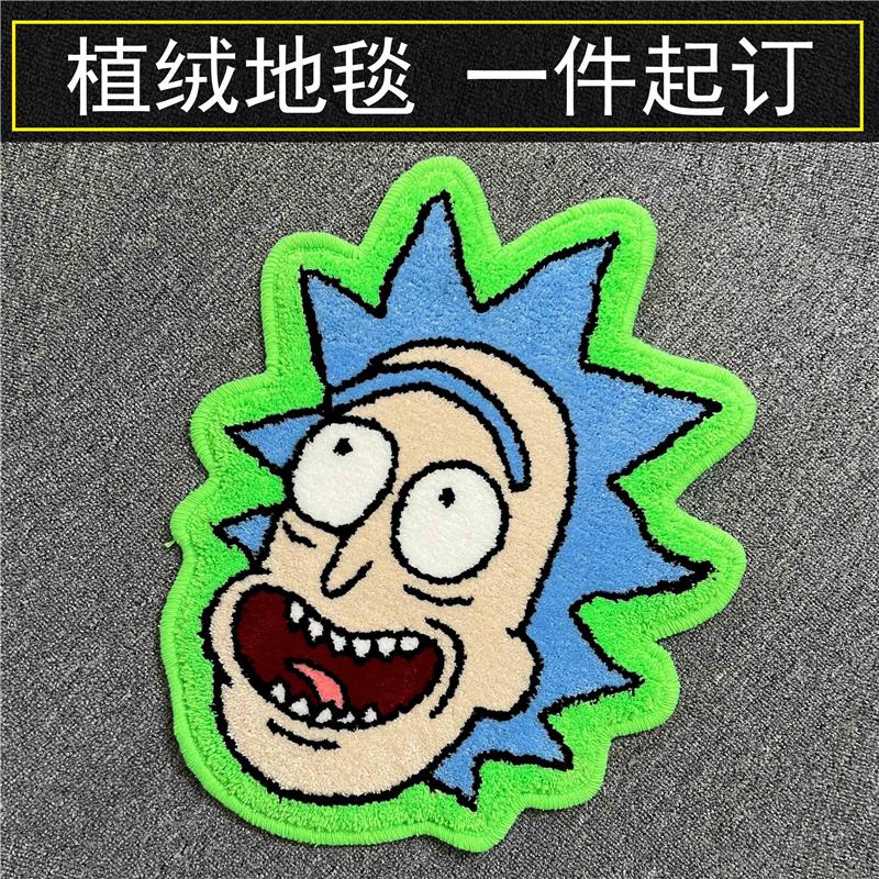 地毯一件定制来图定做艺术尺寸图案logo创意个性卡通异形插画地垫