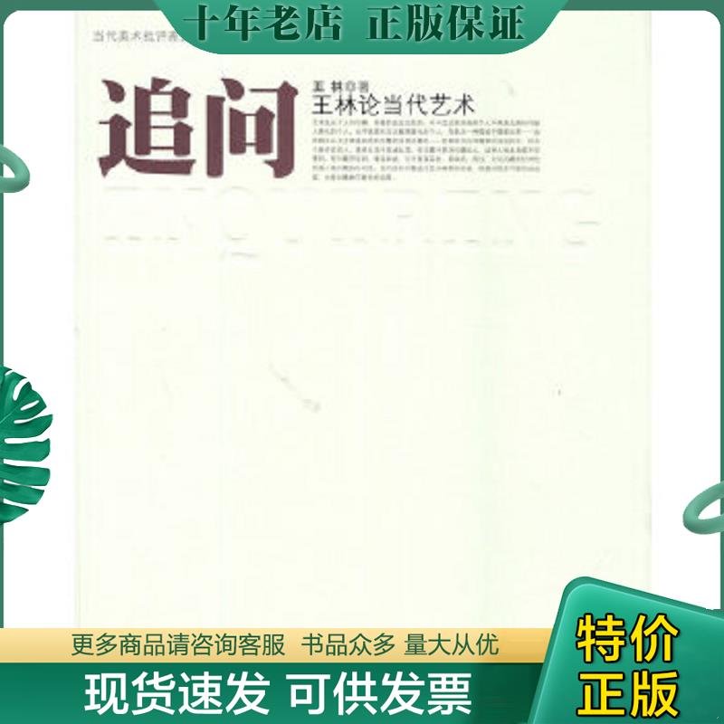 正版现货9787531030980 追问：王林论当代艺术 王林　著 河北美术出版社