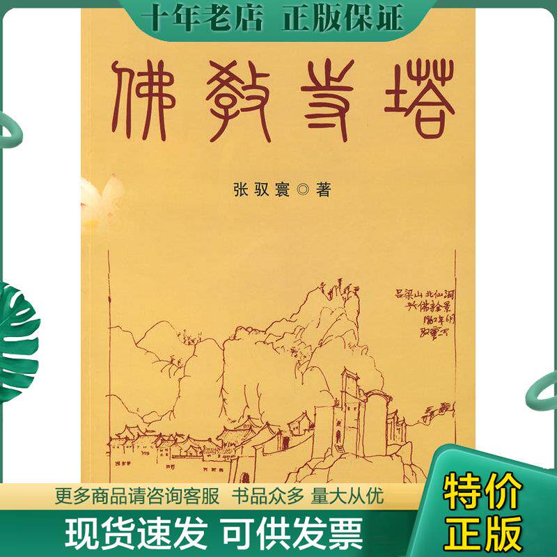正版现货9787801233882 佛教寺塔 张驭寰著 宗教文化出版社
