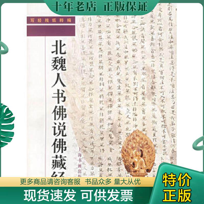 正版现货9787806357255 北魏人书佛说佛藏经 本社编 上海书画出版社