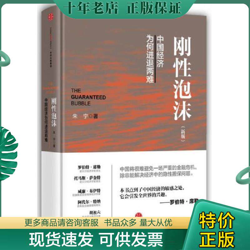 正版现货9787508660356 刚性泡沫（新版）【现货 塑封 保正】 朱宁 中信出版社