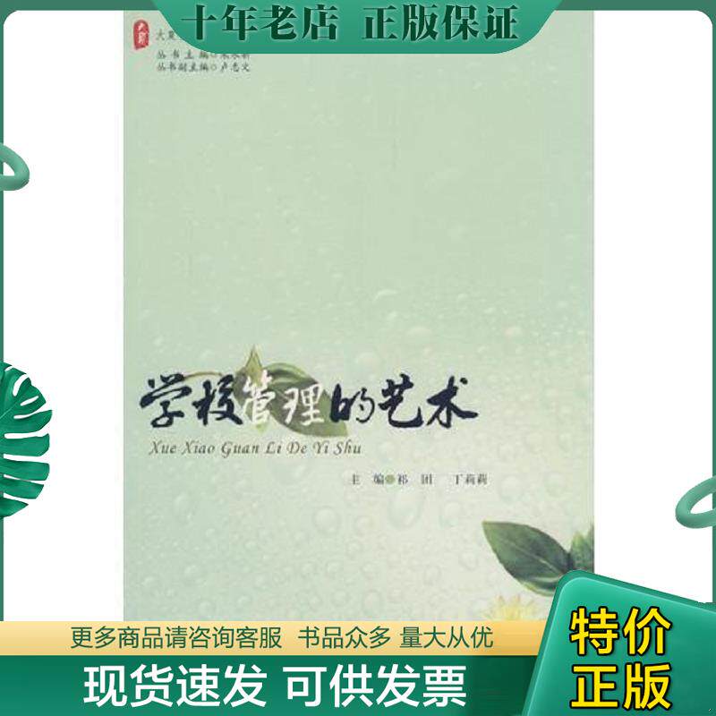 正版现货9787561761410 大夏书系·学校管理的艺术 祁团,丁莉莉　主编 华东师范大学出版社