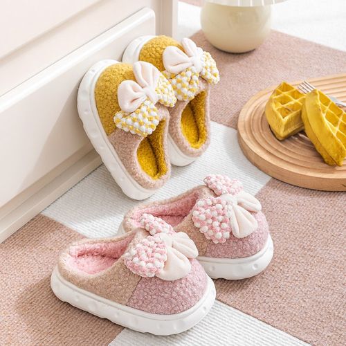 2025新款儿童棉拖鞋男童女童亲子款秋冬季防滑室内家居鞋宝宝软底