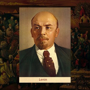 伟人画像周灵主席大林马克思恩格斯列宁海报教室挂画