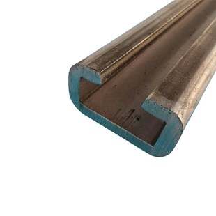 重型镀锌c型钢轨道 不锈钢304管夹导轨 c型槽轨道 c型管夹导轨