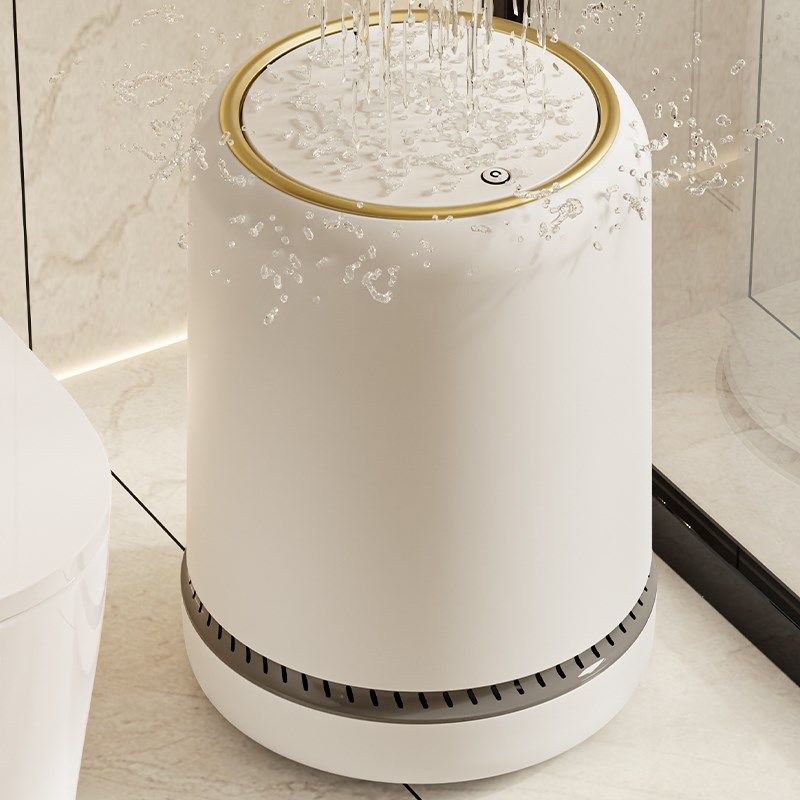 可移动垃圾桶家用带盖厨房客厅厕所自动吸附套袋大容量带轮卫生桶