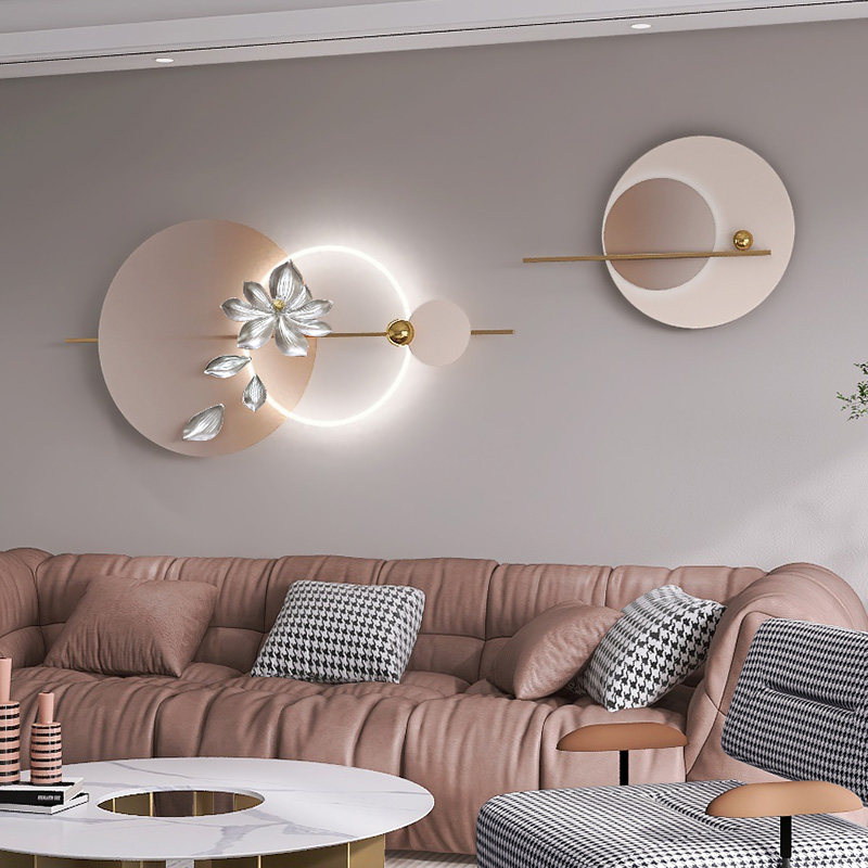 立体浮雕墙面装饰挂件轻奢简约客厅沙发背景墙装饰画创意灯光挂画,家居饰品,现代装饰画,淘宝优惠券,粉丝福利购,淘宝优惠卷