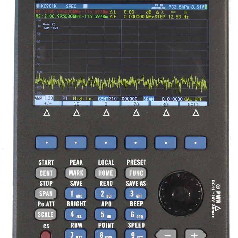 KC901K双f端口矢量网络分析仪天馈线频谱射频万用表SWR驻波测试4G