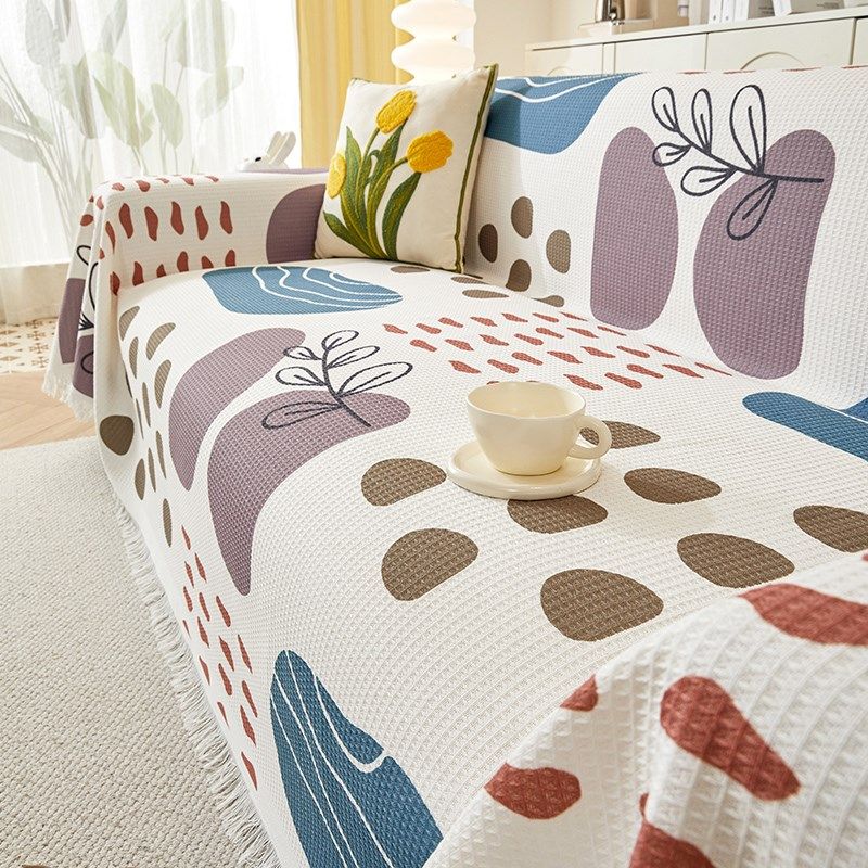 沙发盖布2025新款四季通用沙发套罩一整张全盖防猫抓不粘毛沙发巾