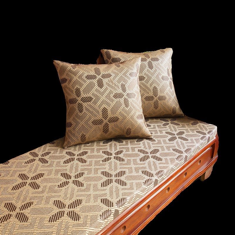 四季通用双面中式红木沙发垫实木椅子坐垫高密度海绵三人加厚坐垫