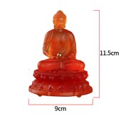 古法琉璃三宝诸佛摆件释迦摩尼佛阿弥陀佛药师佛家用客厅桌面摆件