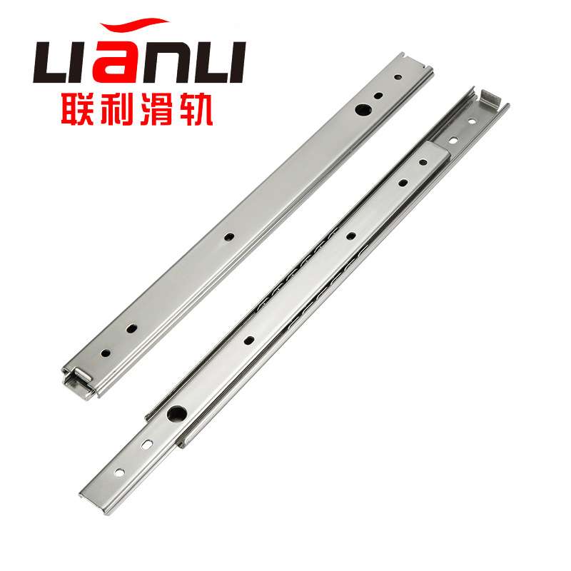 SSRY27滑轨两段抽拉型线性滑轨轻载型304不锈钢型IDA73线性导轨