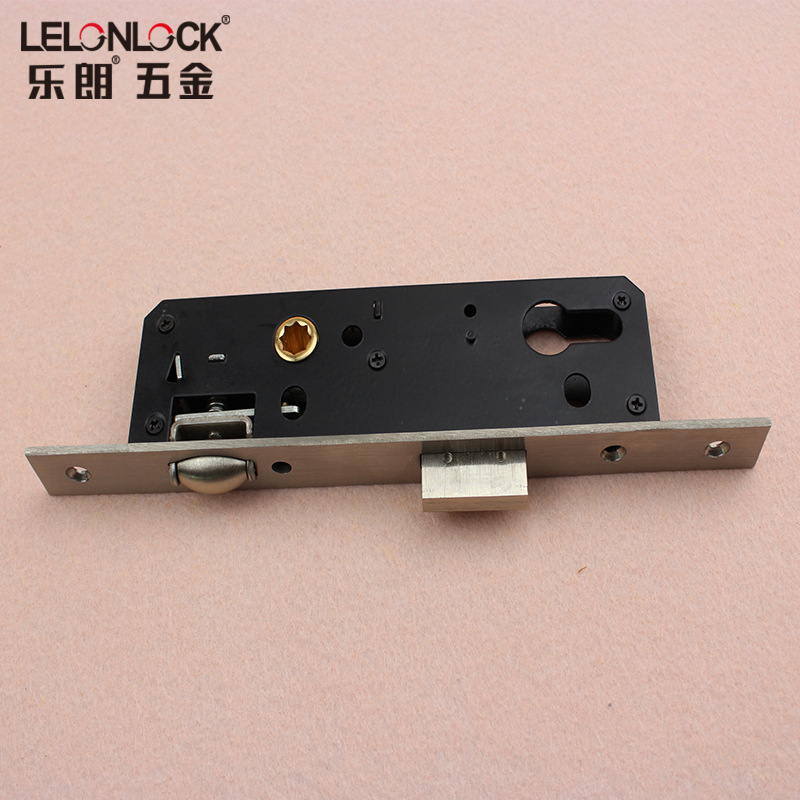不锈钢3585孔距碰珠锁体 防风机械锁分体锁锁体出口东南亚锁配件