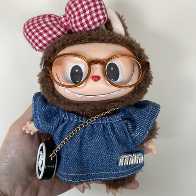 乖乖牛仔女孩仅适用于labubu一代二代三代通用潮流娃衣拉布布衣服