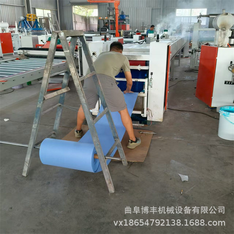 毛毡无纺布浸胶烘干涂覆设备