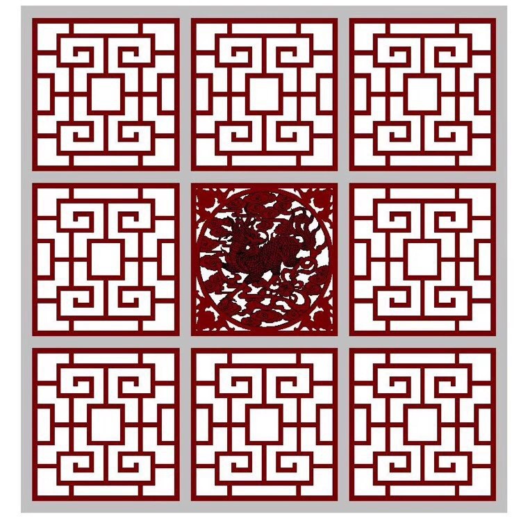 批发仿古门窗实木花格 厂家直供加工花格 古建装饰镂空吊顶木花窗